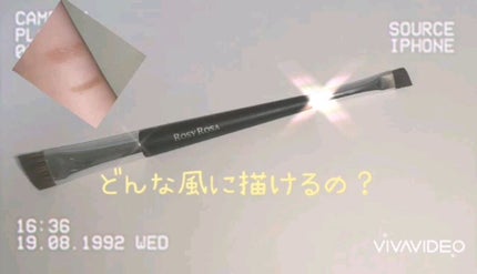 ダブルエンドアイブロウブラシ スマッジタイプ/ロージーローザ/メイクブラシの人気ショート動画
