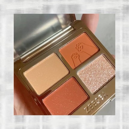 アニマルアイシャドウ(4シェード)/ZEESEA/アイシャドウパレットを使ったクチコミ(3枚目)