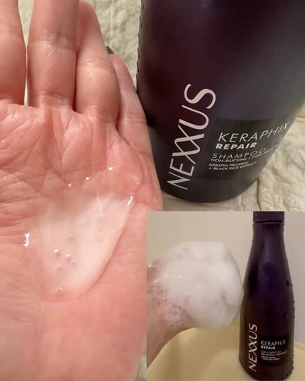 ケラフィックスリペア シャンプー・トリートメント/NEXXUS(ネクサス)/市販シャンプーを使ったクチコミ(3枚目)