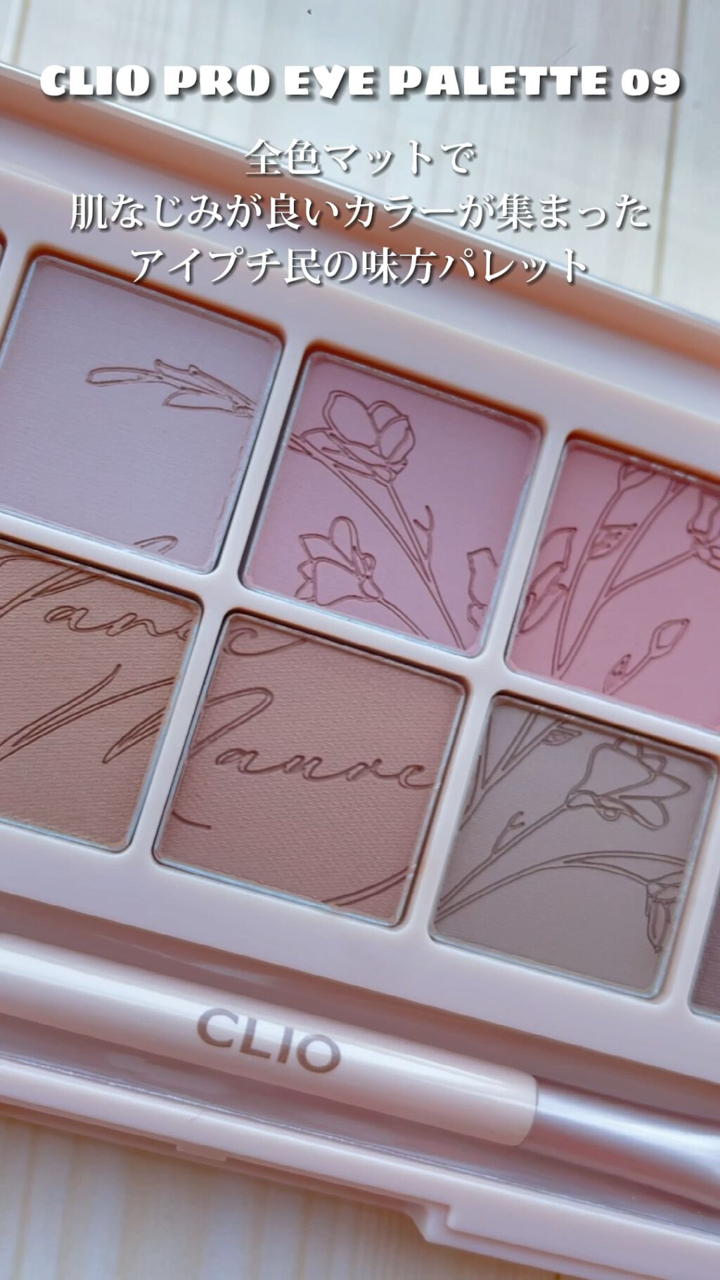 プロ アイ パレット/CLIO/アイシャドウパレットの動画クチコミ2つ目