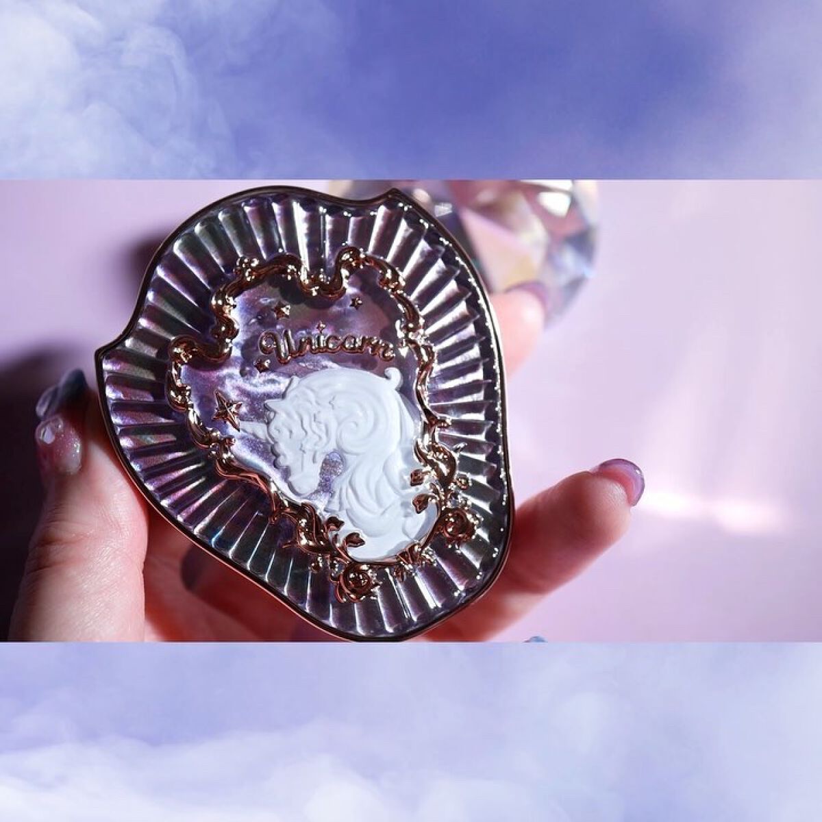 クリスタルユニコーンシリーズ チークブラッシュ/FlowerKnows/パウダーチークを使ったクチコミ（3枚目）