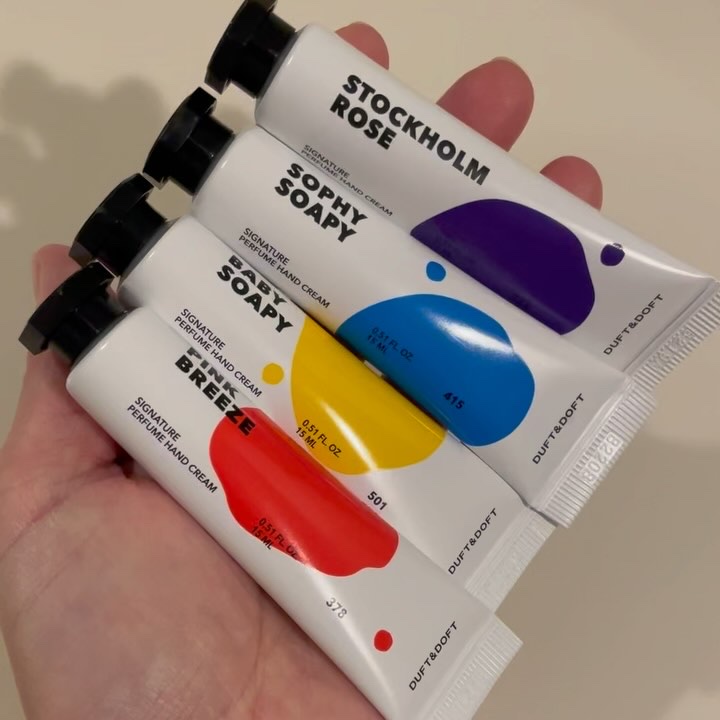 シグネチャーパフュームハンドクリームミニチュアギフトセット/DUFT&DOFT/ハンドクリームを使ったクチコミ（2枚目）