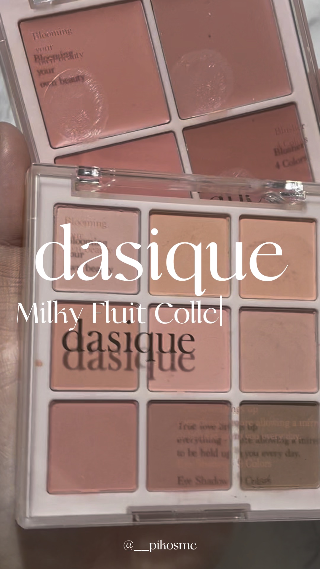 シャドウパレット/dasique/アイシャドウパレットを使ったクチコミ（1枚目）