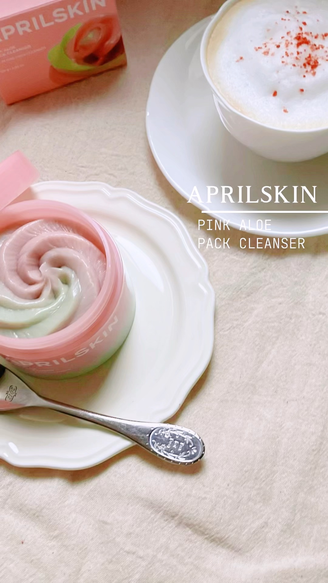 ピンクアロエメレンゲクレンザー/APRILSKIN/その他洗顔料を使ったクチコミ（1枚目）