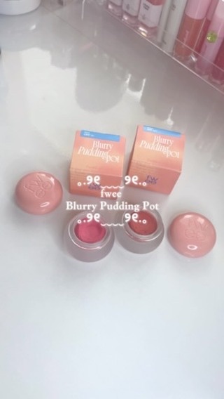 リップアンドチーク ブラーリープリンポット/fwee/口紅を使ったクチコミ（1枚目）