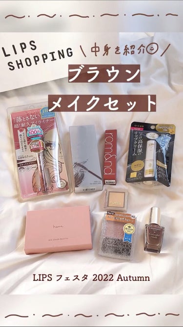 ブラウンメイクセット  LIPSフェスタ Autumn 2022/LIPS/メイクアップキットを使ったクチコミ（1枚目）