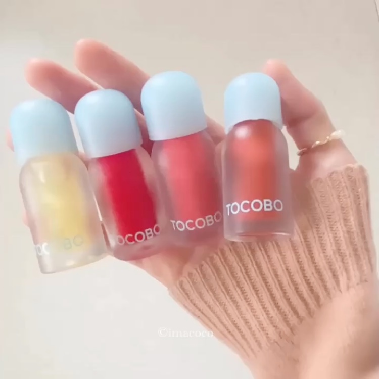 ジューシーベリープランピングリップオイル/TOCOBO/リップグロスを使ったクチコミ（3枚目）