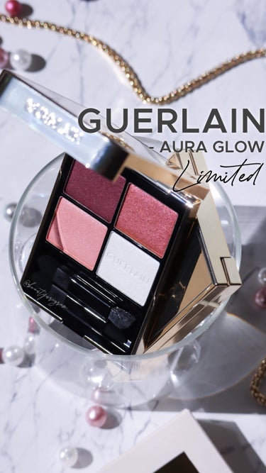 《4/1全国発売・限定コスメ》
⁡
-——————————————————————
【GUERLAIN】
オンブルジェ
　- color：458 Aura Glow　※限定
［4×1.5g／￥10,78