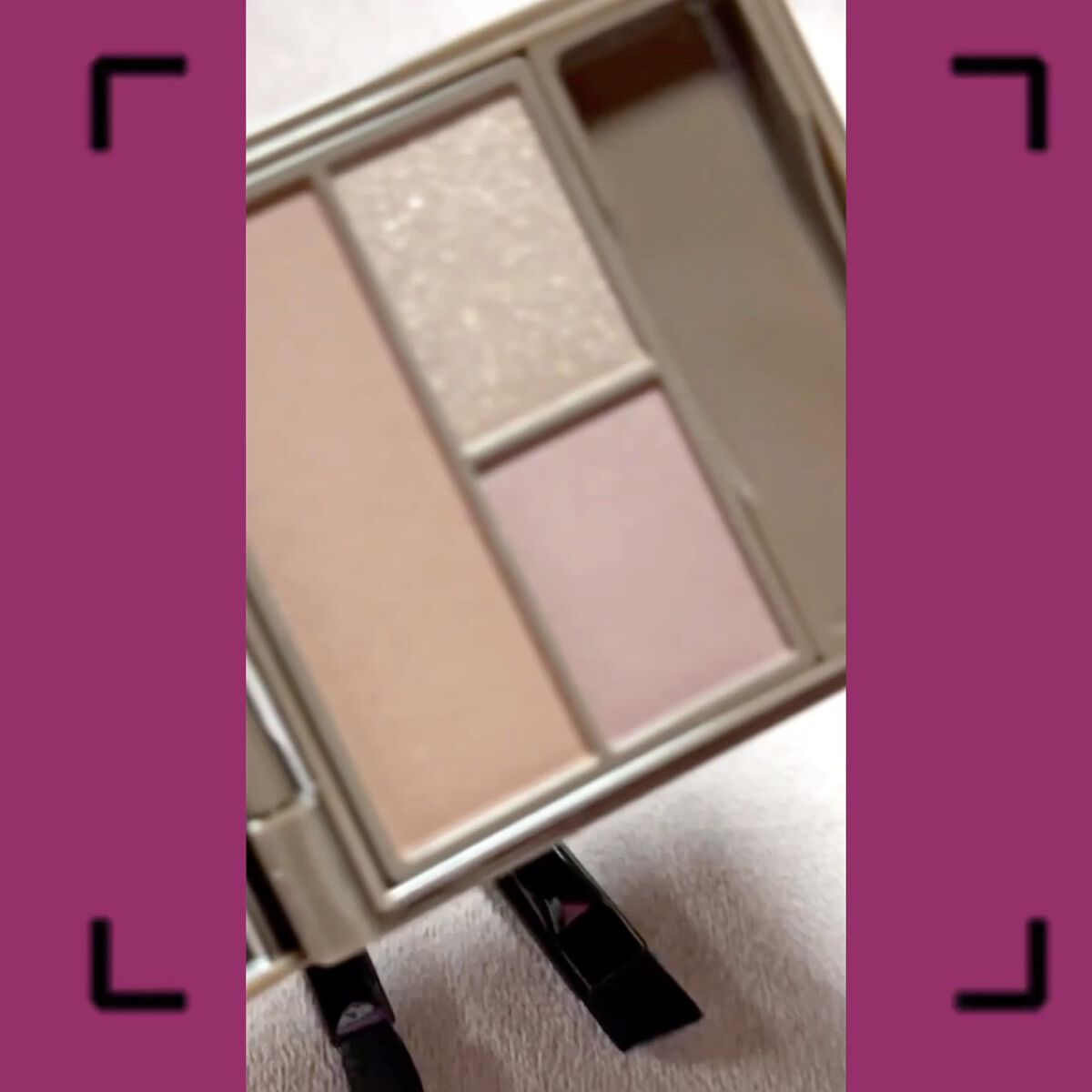 平行眉ブラシ　熊野筆/WHOMEE/メイクブラシを使ったクチコミ（3枚目）