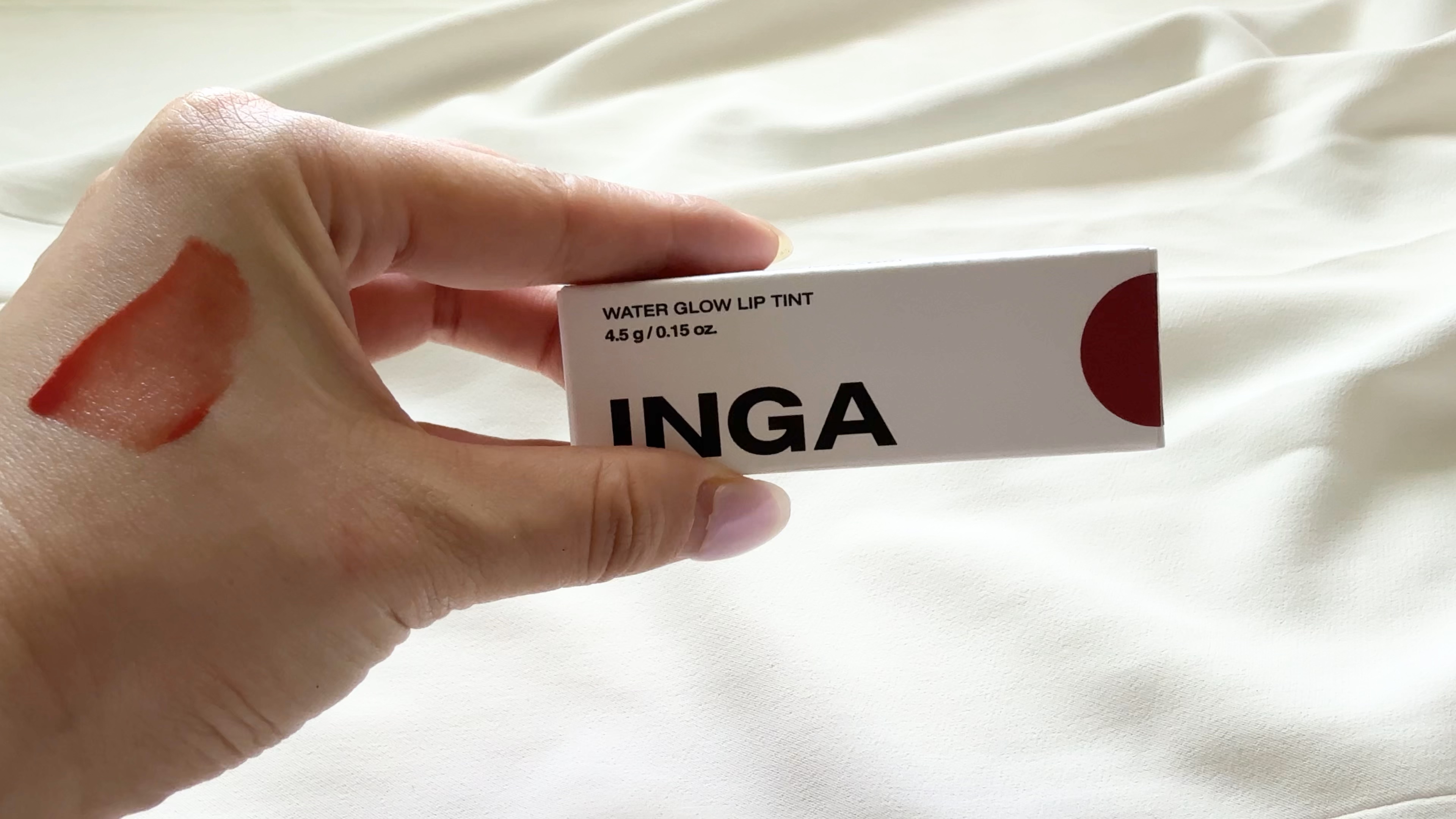 ウォーターグローリップティント/INGA/リップティントの動画クチコミ1つ目