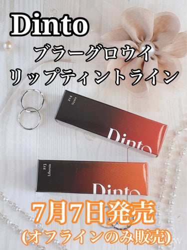 こんばんは(о_о)=͟͟͞͞ ﾌﾞｵﾝ

今回は新色のリップティントのレビューです！

Dinto ブラーグロイリップティント
これ、何が凄いってマジで落ちないところなんです✨
ティッシュオフしても擦