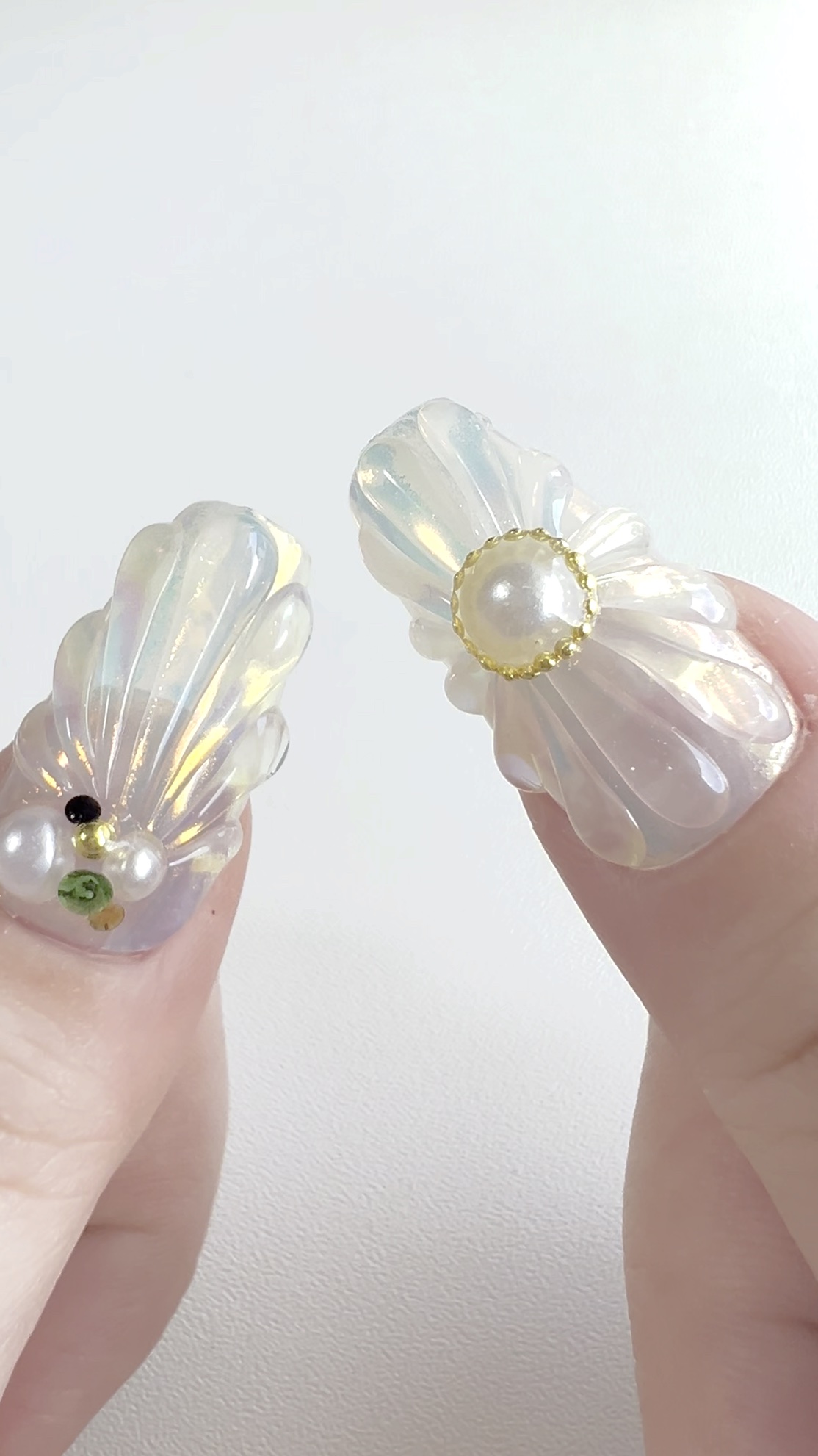 オーロラパウダー/OSH/ネイルシールを使ったクチコミ（1枚目）