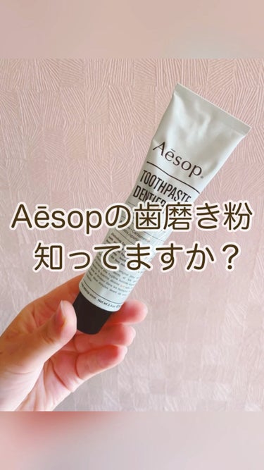 イソップ トゥースペースト/Aesop/歯磨き粉を使ったクチコミ（1枚目）