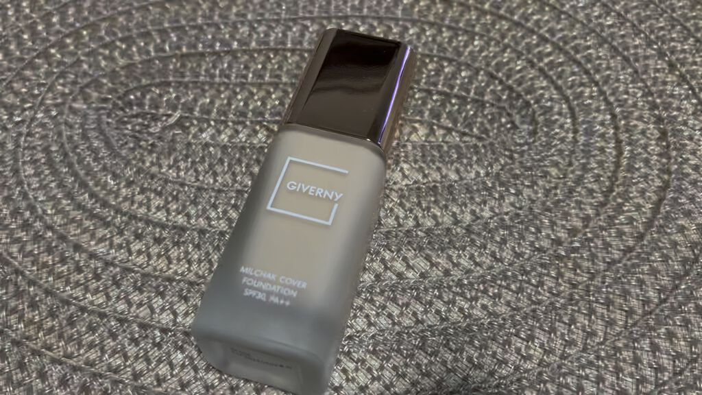密着カバーファンデーション/GIVERNY/リキッドファンデーションの動画クチコミ1つ目
