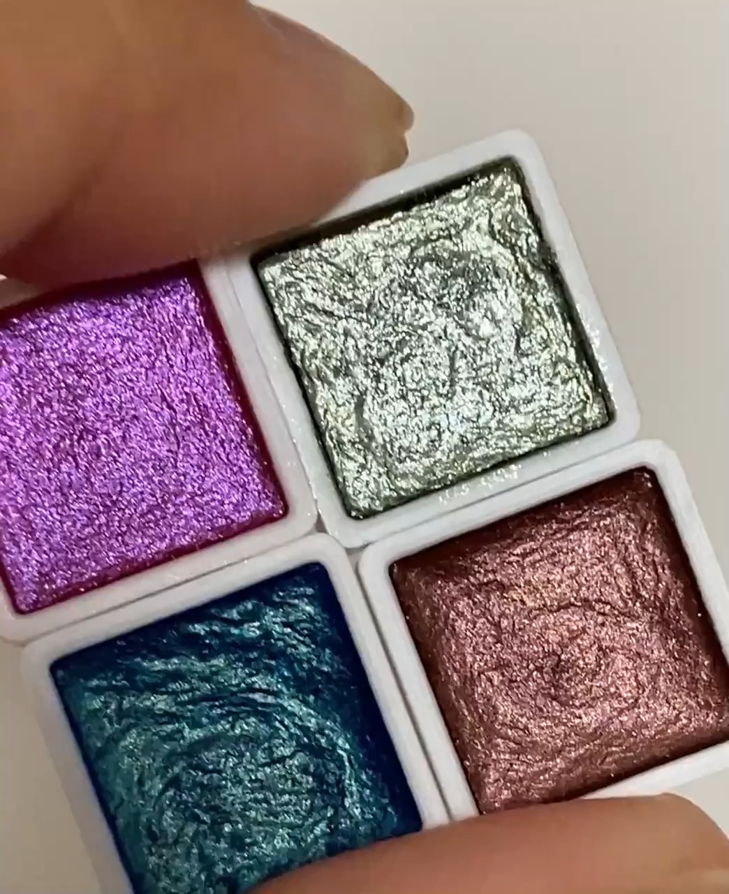 水彩パレット/セリア/ネイル用品を使ったクチコミ（1枚目）