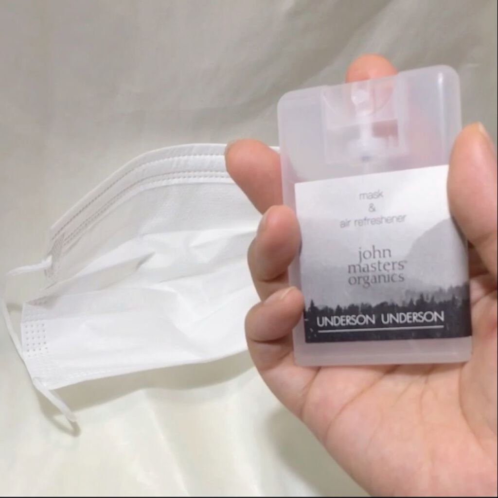 john masters organics × UNDERSON UNDERSON マスク&エア リフレッシュナー/john masters organics/その他の動画クチコミ1つ目