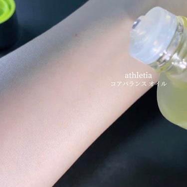 athletia コアバランスオイルのクチコミ「athletia
コアバランス オイル
50ml／6,050円(税込)

マルチな効果で弾むよ.....」（3枚目）