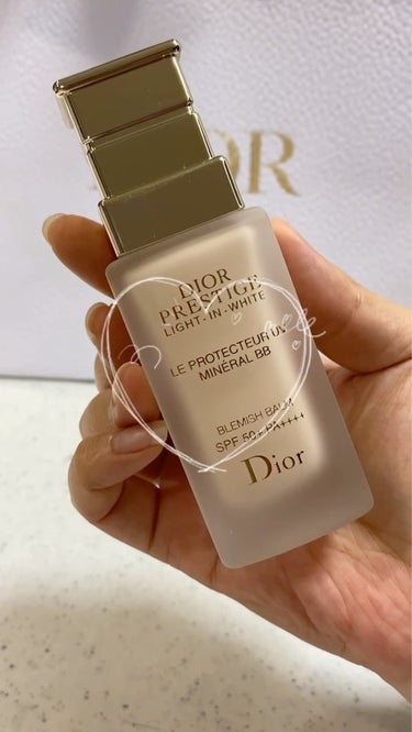 Dior プレステージ ホワイト ル プロテクター ＵＶ ミネラル BBのクチコミ「Dior
・プレステージ ホワイト ル プロテクター UV ミネラル BB

1年前から欲しか.....」（3枚目）