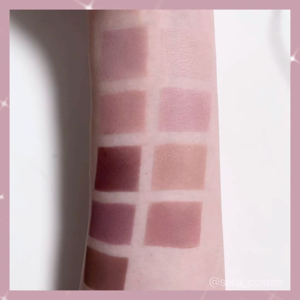 マイフェイブムードアイパレット 9カラー 02 ムーニー(MOONY)/HOLIKA HOLIKA/アイシャドウパレットを使ったクチコミ（3枚目）