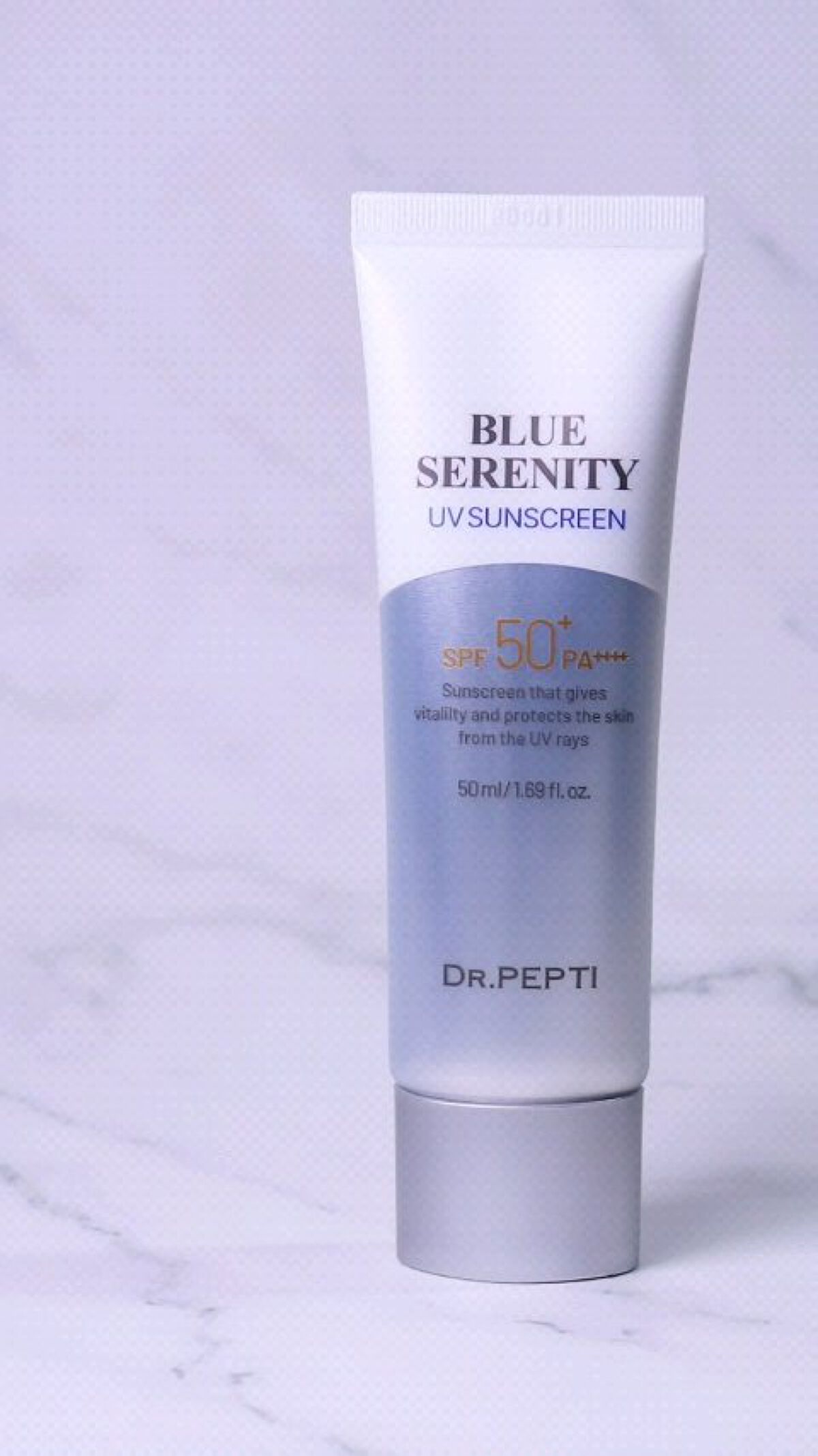 ブルーセレニティーUVサンスクリーン/DR.PEPTI/日焼け止めクリームの動画クチコミ5つ目