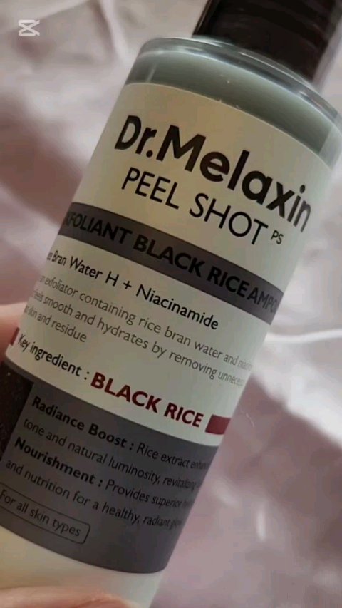 黒米ピールショットゴマージュアンプル/Dr.Melaxin/美容液の人気ショート動画