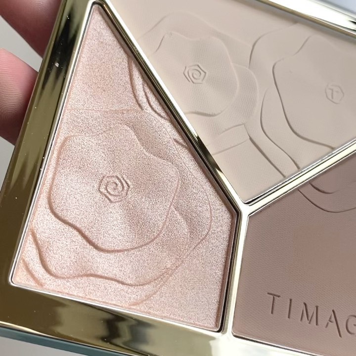 ハイライトシェーディングパレット/TIMAGE/パウダーハイライトを使ったクチコミ（3枚目）