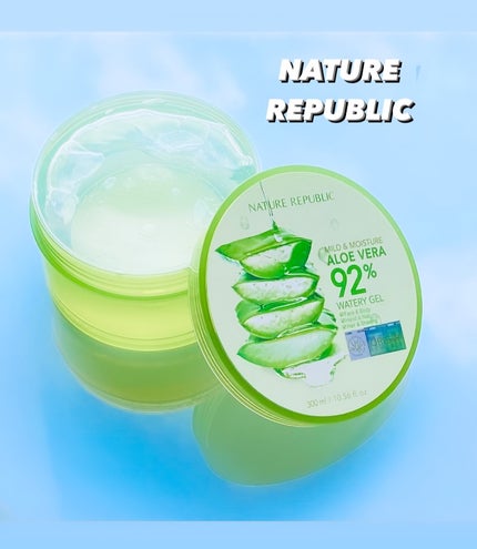 マイルド&モイスチャーアロエジェル/ネイチャーリパブリック/ボディローションの人気ショート動画