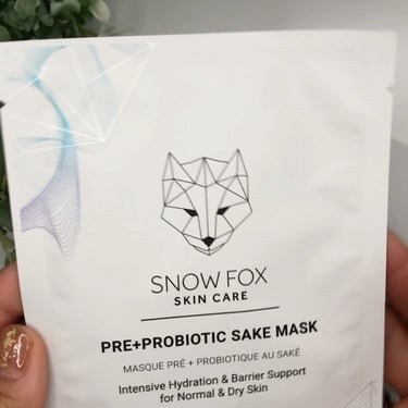 SAKE マスク/SNOW FOX SKINCARE/シートマスク・パックの動画クチコミ2つ目