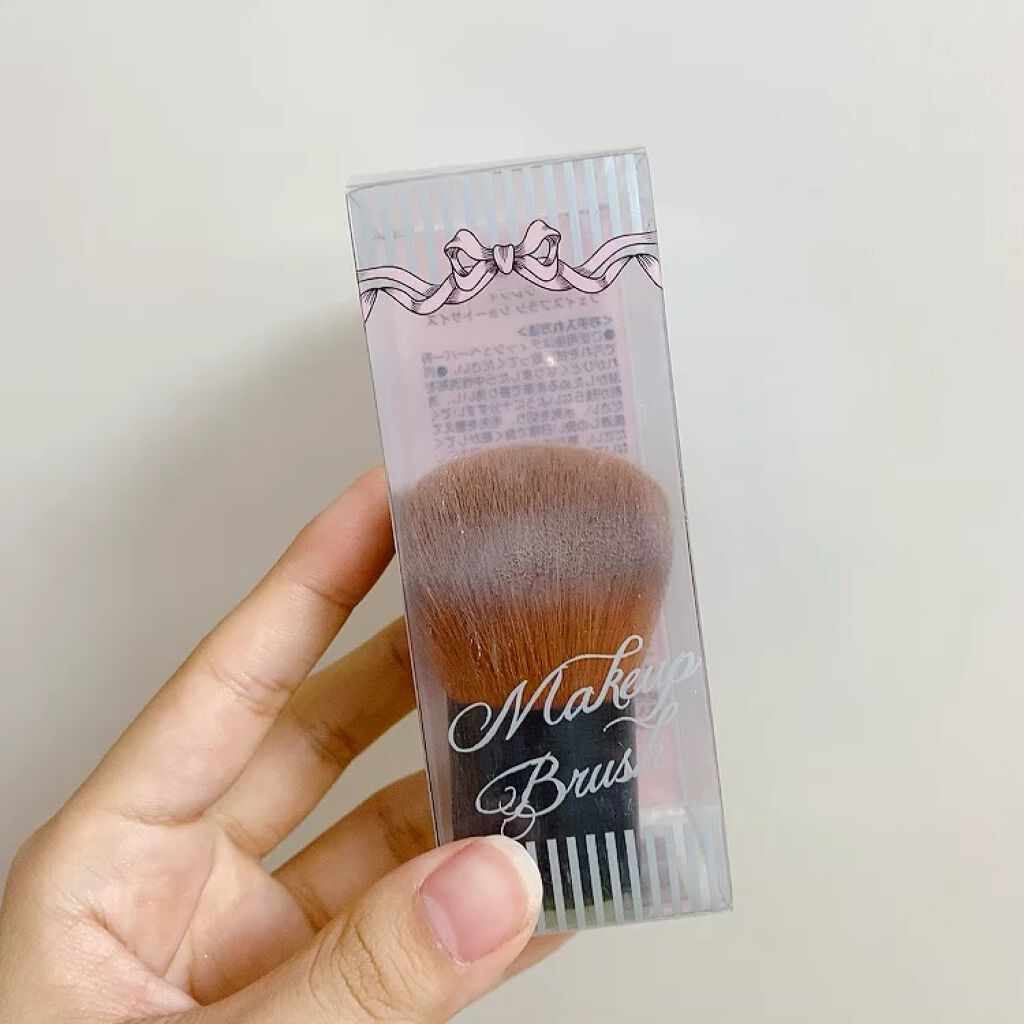 フェイスブラシ ショートサイズ/クレヴィ/メイクブラシを使ったクチコミ（1枚目）