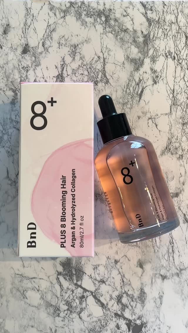 8+ブルーミングヘアオイル　ナチュラルフローラルの香り/BnD/ヘアオイルの動画クチコミ5つ目