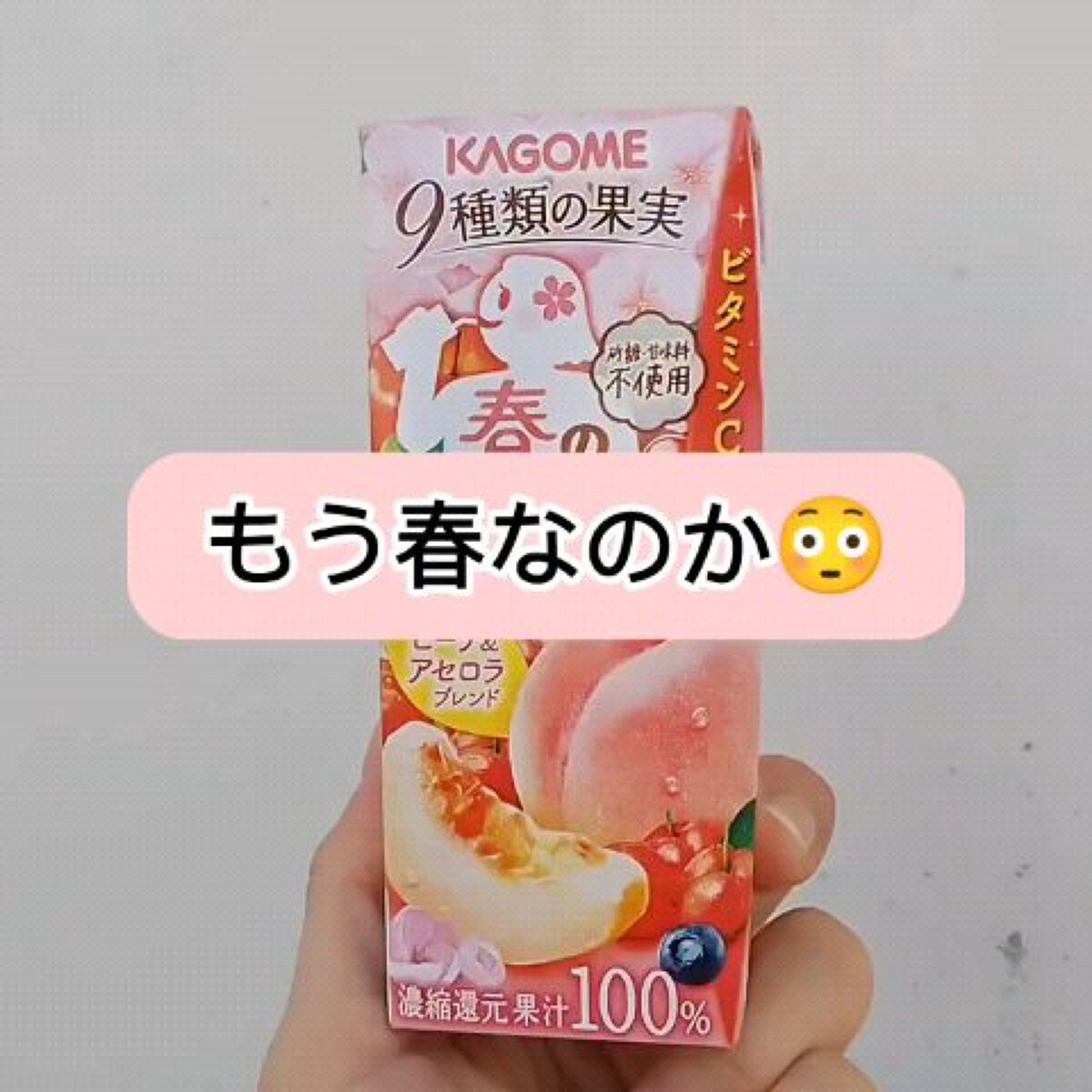 春のフルーツこれ１本/カゴメ/ドリンクの動画クチコミ2つ目