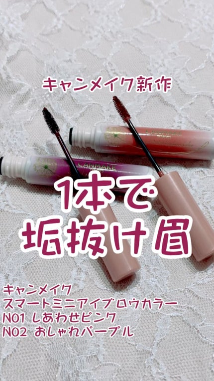 スマートミニアイブロウカラー/キャンメイク/眉マスカラの人気ショート動画