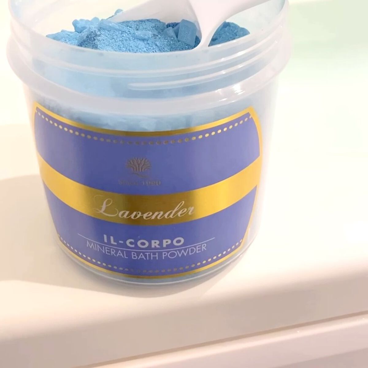 ミネラルバスパウダー ラベンダー/イルコルポ/無機塩系入浴剤の動画クチコミ1つ目