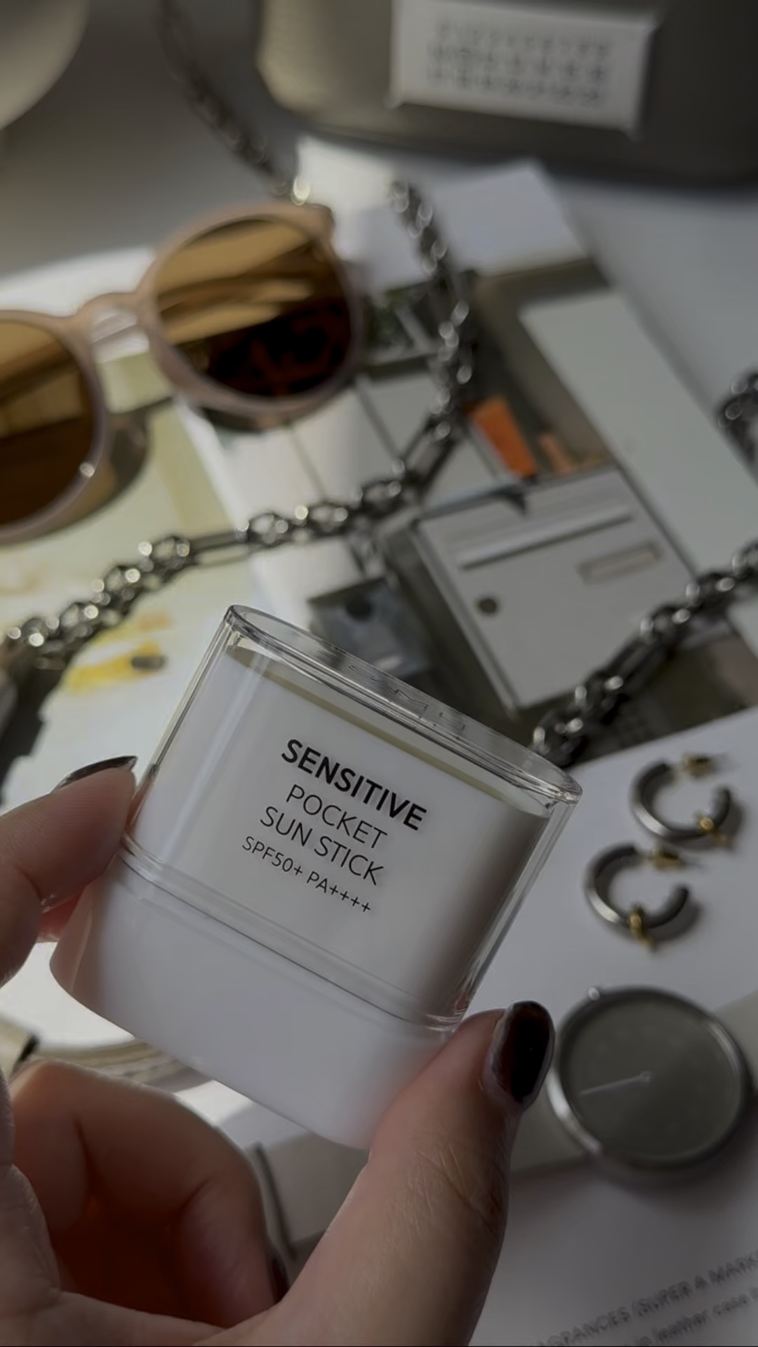 センシティブポケットサンスティック/SAM'U/日焼け止めスティックの動画クチコミ2つ目