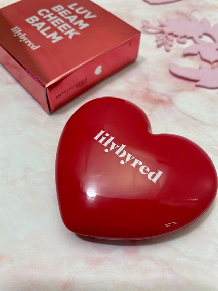 ラヴ ビーム チークバーム/lilybyred/ジェル・クリームチークを使ったクチコミ(1枚目)