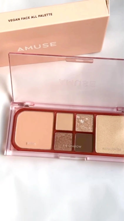 ヴィーガンフェイスオールパレット/AMUSE/アイシャドウパレットの人気ショート動画