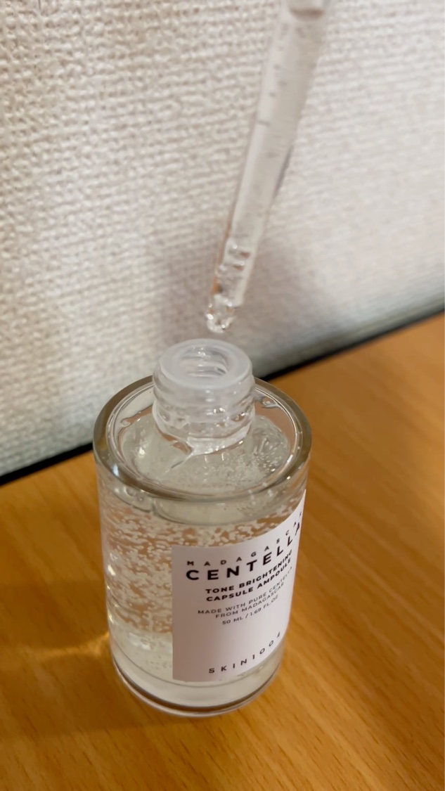 トーンブライトニング カプセルアンプル/SKIN1004/美容液を使ったクチコミ（3枚目）