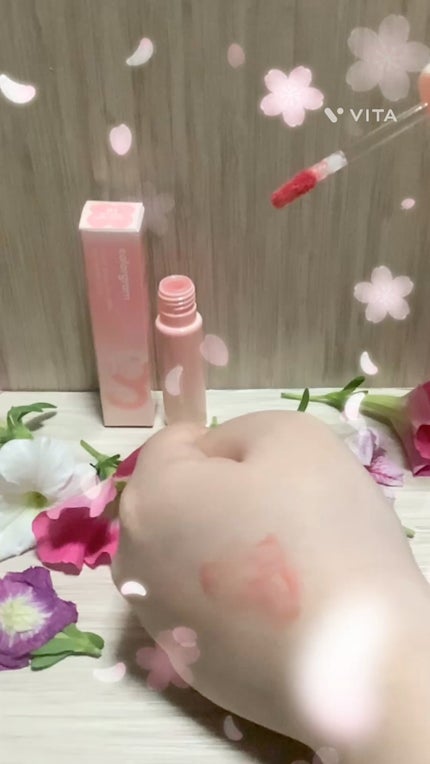 カラーグラム タンフルグラスティントミルク/Colorgram/リップティントの人気ショート動画