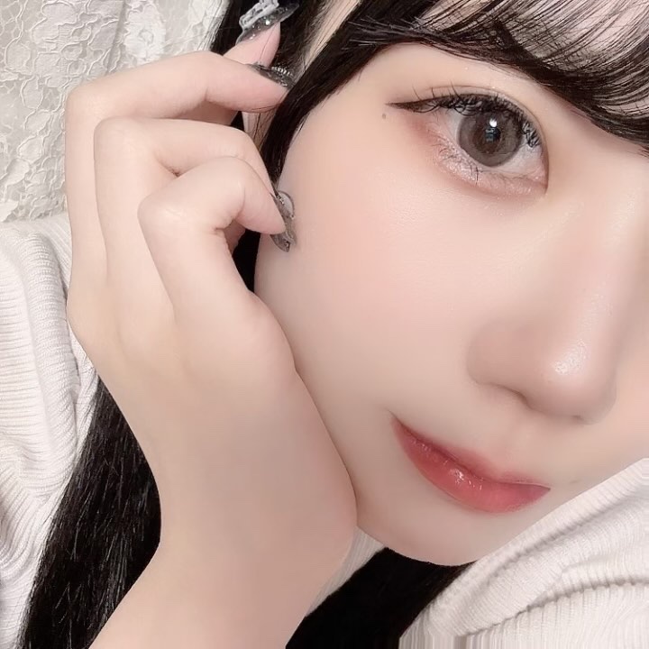 chiffon/meilly/ワンデー（１DAY）カラコンを使ったクチコミ（3枚目）