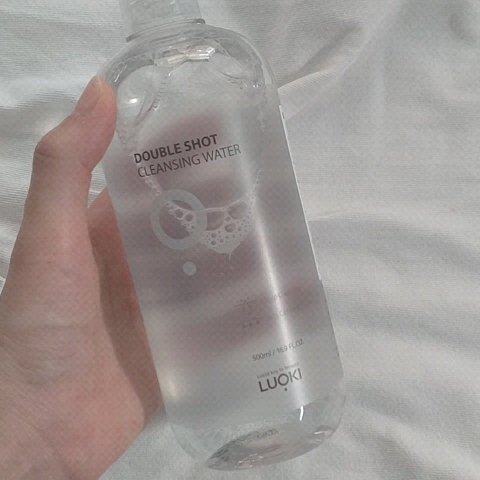 ダブルショットクレンジングウォーター/LUOKI/クレンジングウォーターを使ったクチコミ（2枚目）