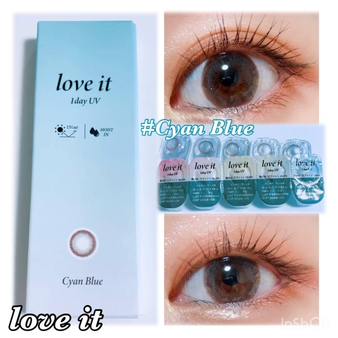 ラブイット ワンデー(10枚)/love it/カラーコンタクトレンズの動画クチコミ1つ目