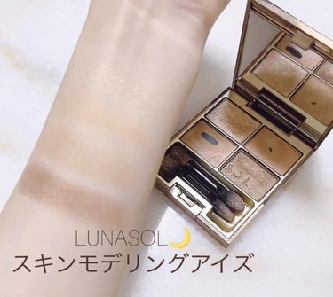 スキンモデリングアイズ/LUNASOL/パウダーアイシャドウを使ったクチコミ（1枚目）