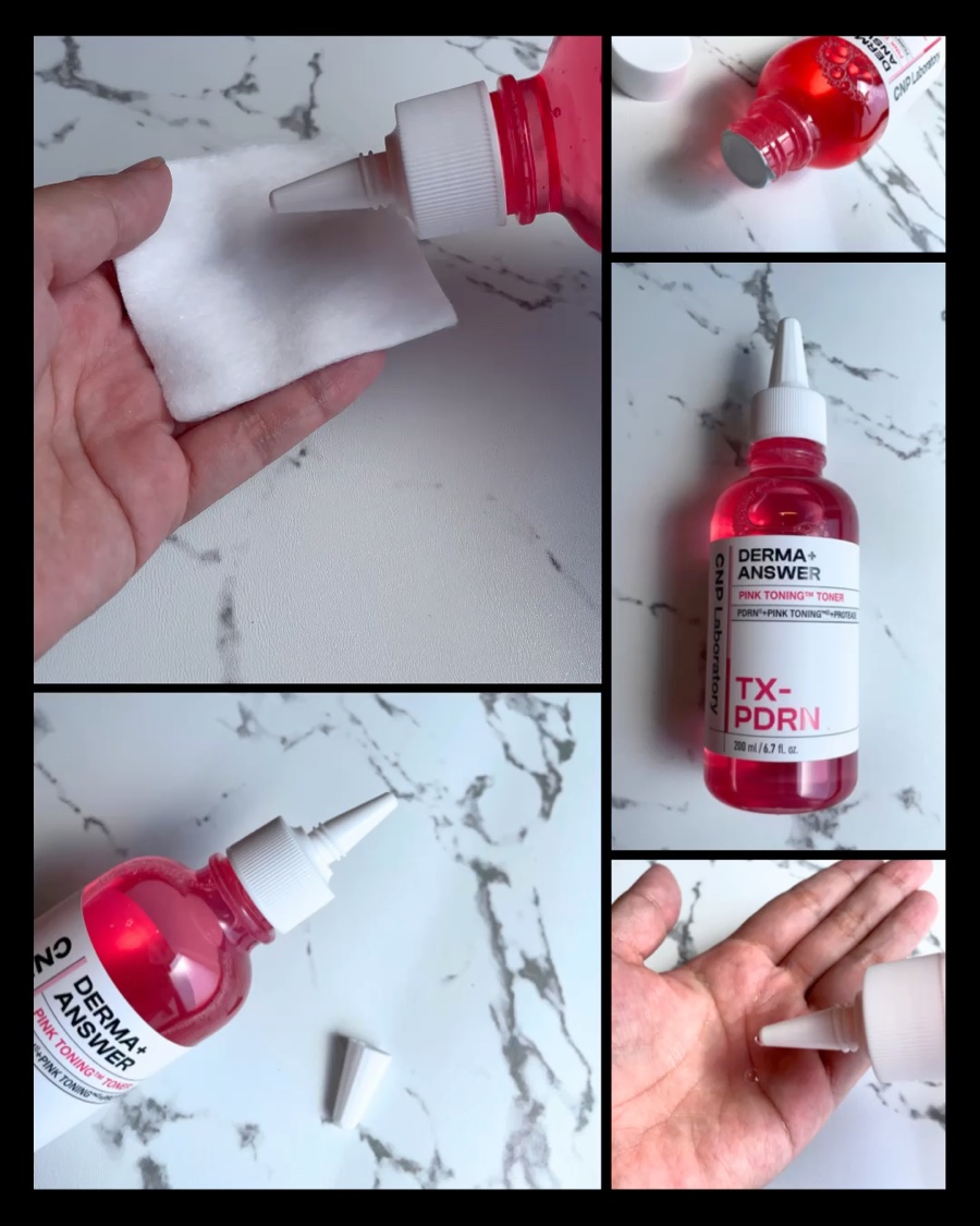 ダーマアンサーピンクトーニングトナー/CNP Laboratory/化粧水を使ったクチコミ（2枚目）