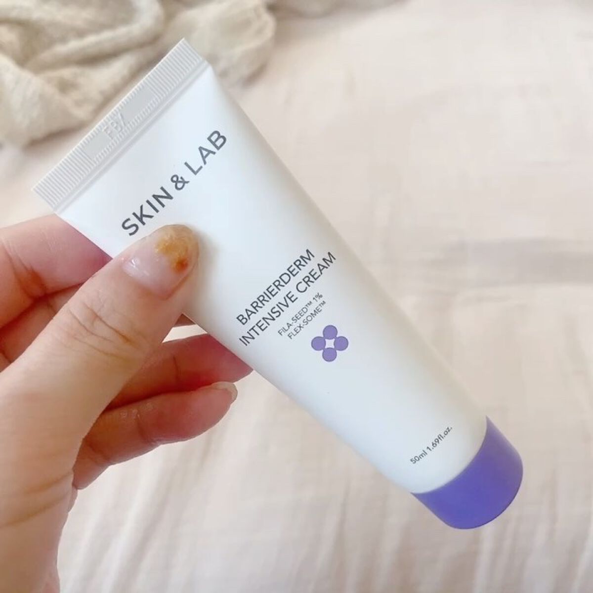 バリアダームモイストクリーム/SKIN&LAB/フェイスクリームを使ったクチコミ（3枚目）