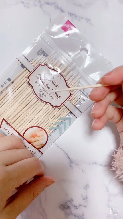 コットンウッドスティック/DAISO/ネイル用品の人気ショート動画