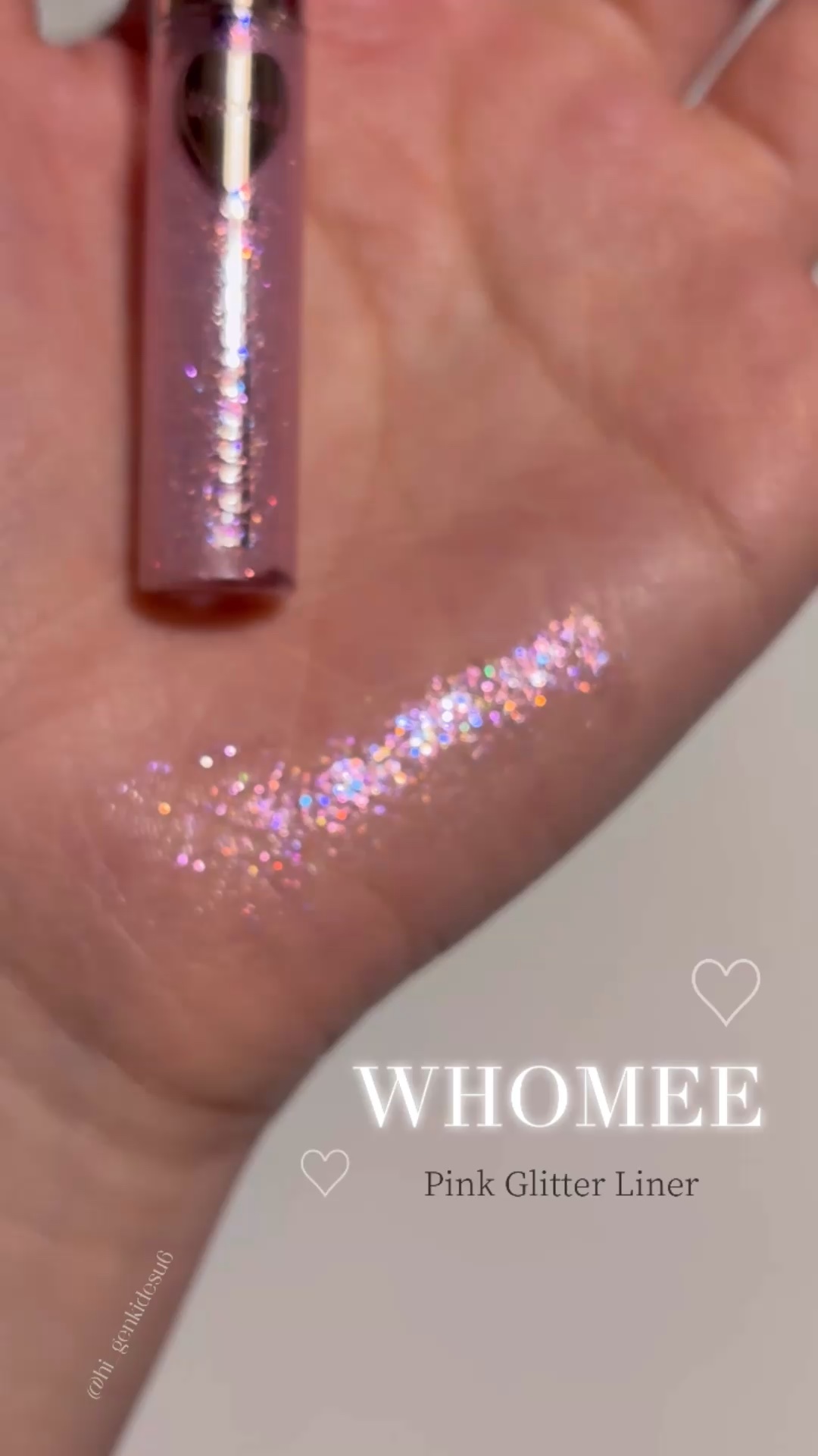 フーミー キララメライナー/WHOMEE/リキッドアイシャドウを使ったクチコミ（1枚目）