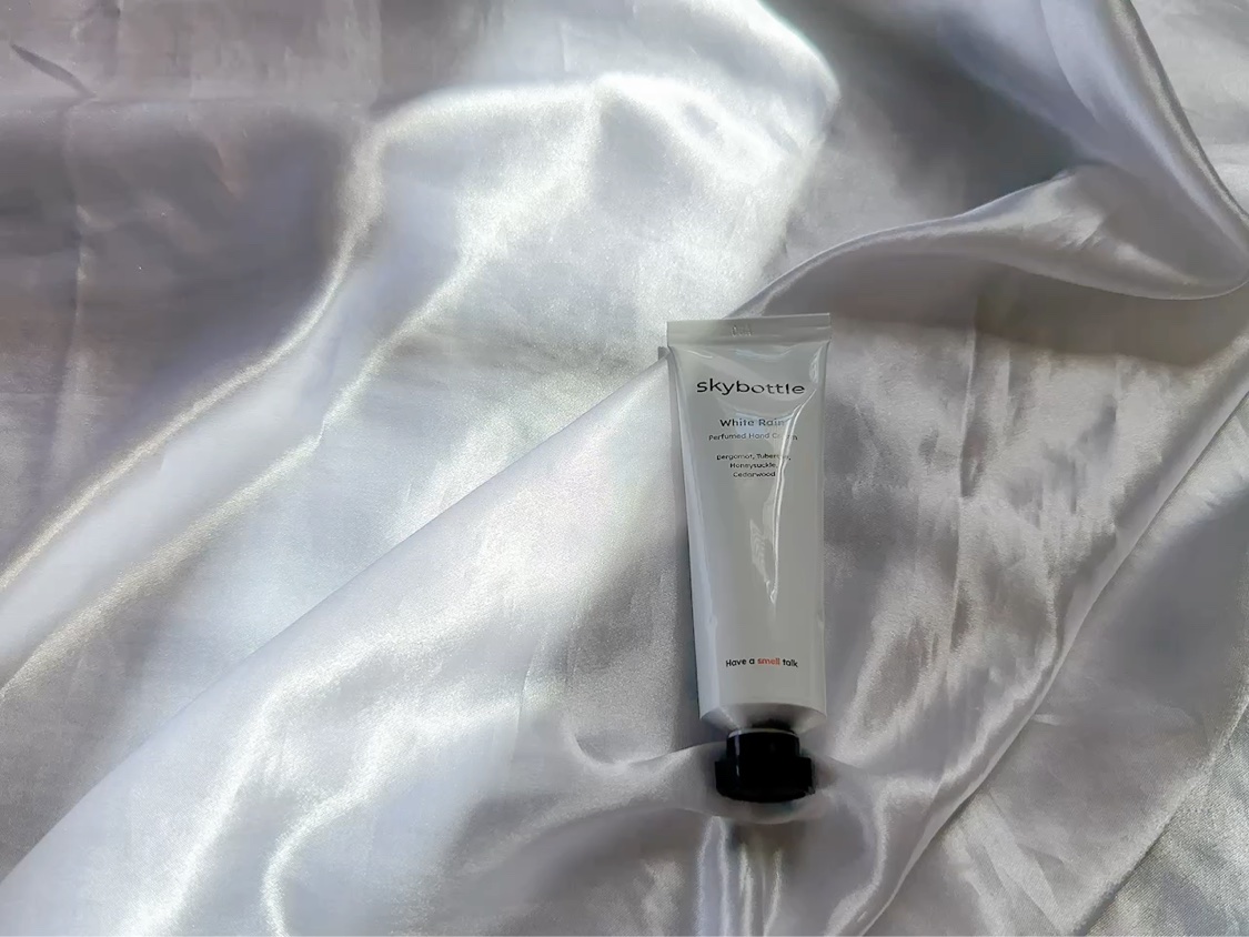ホワイトレイン パフュームハンドクリーム/skybottle/ハンドクリームの動画クチコミ5つ目