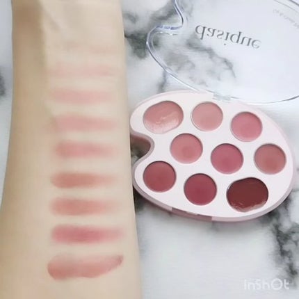 ムードペインティングリップアンドチークパレット/dasique/マルチパレットを使ったクチコミ(6枚目)