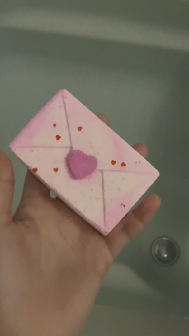 ハートレター（バスボム）/ラッシュ/炭酸系入浴剤を使ったクチコミ（1枚目）