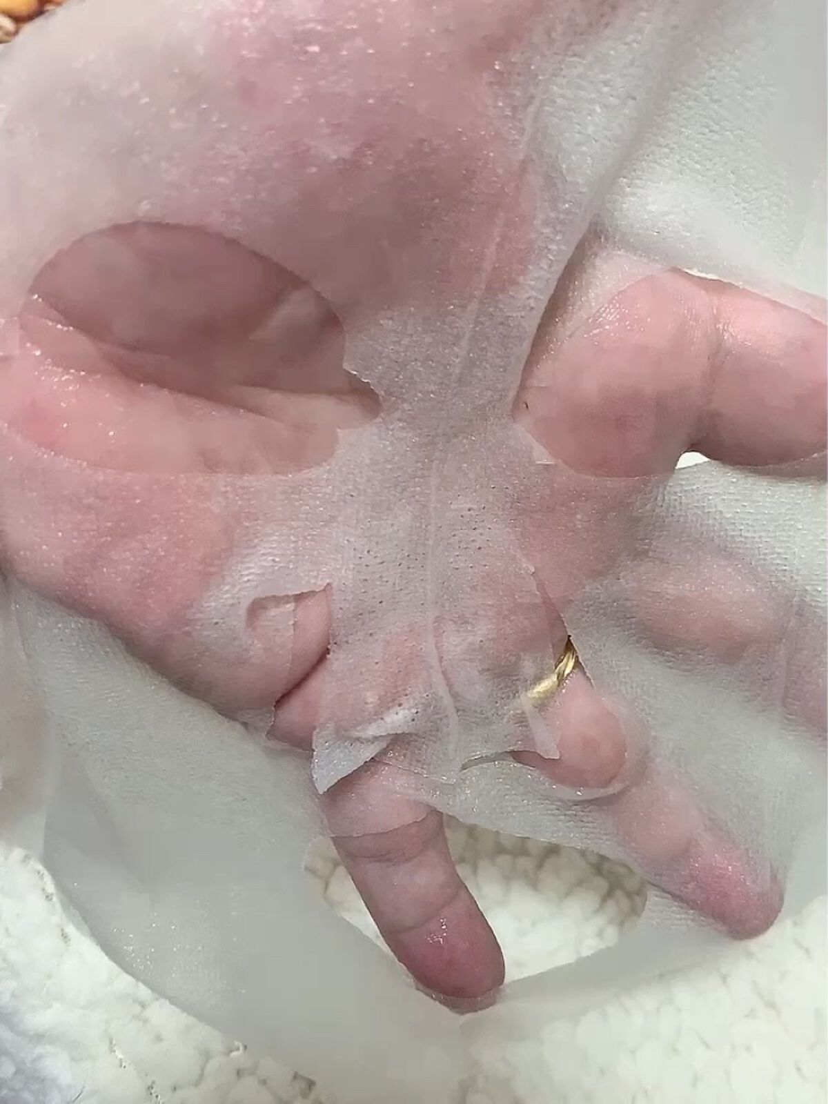 ミノン アミノモイスト ぷるぷるしっとり肌マスク/ミノン/シートマスク・パックを使ったクチコミ（3枚目）